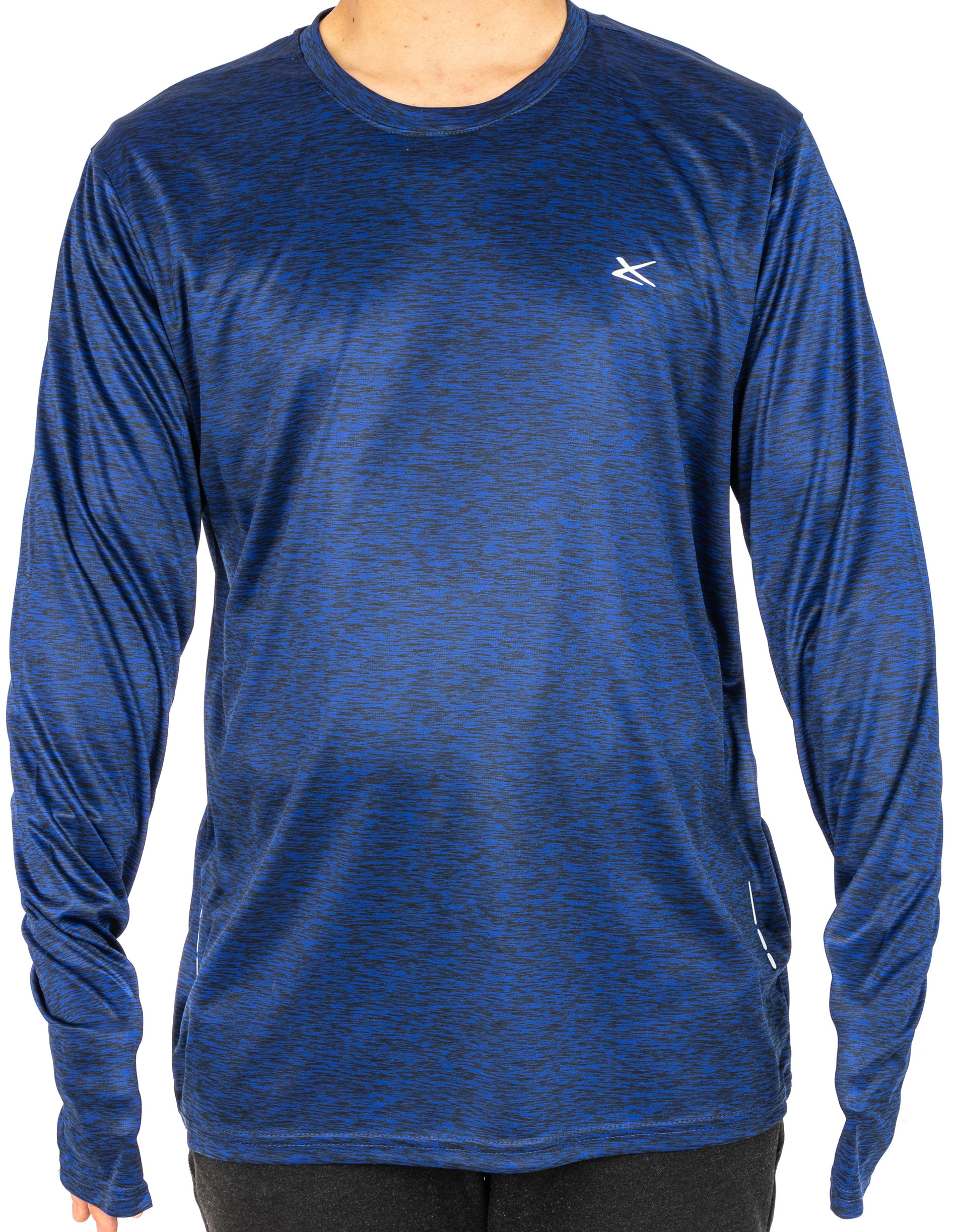 Casual Type Knitting Interlock Fabric Long Sleeve Tshirt With Finger Hole