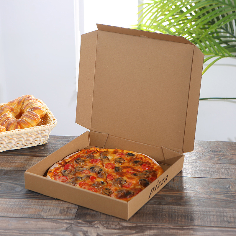 ODM Reusable Empty 18x18 Pizza Box Corrugated Paper Silkscreen print