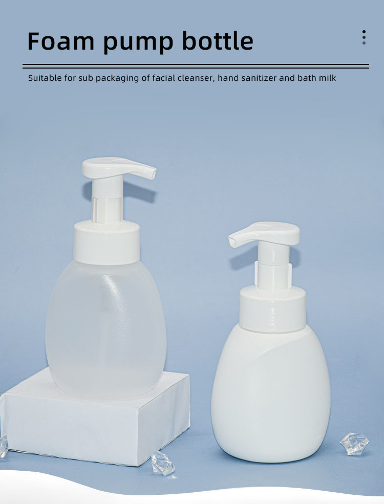 Plastic Foaming Dispenser Pump Bottle For Liquid Soap 300ml