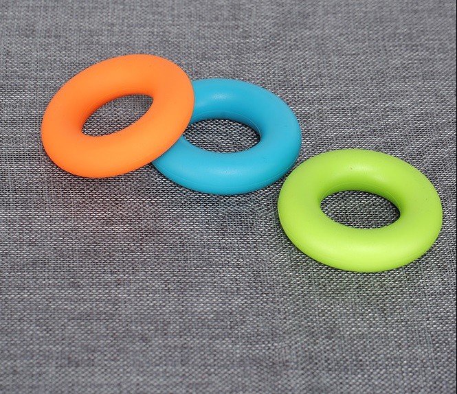 1.8cm Forearm Silicone Forearm Exerciser Hand Grip Strengthener Of 3 Level Resistance