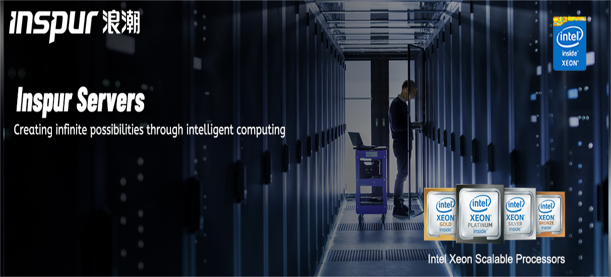HDD 4T SAS 12Gbps 1U Inspur GPU Server Computer Storage AS2200G2