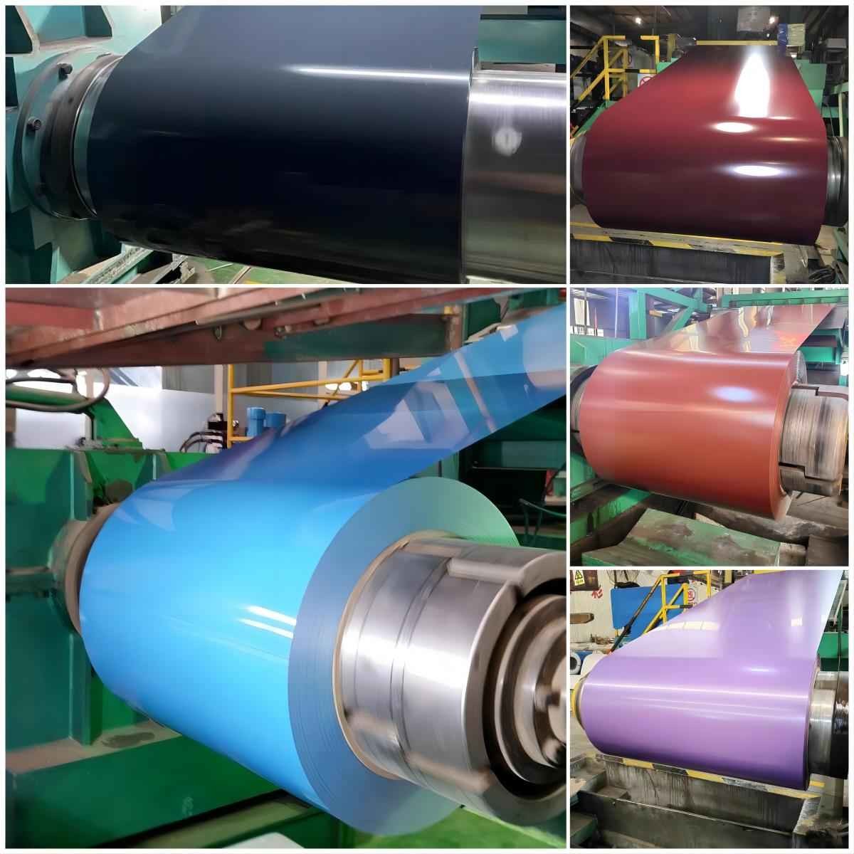 Wood Grain Printing Color Coated Steel Coil ASTM A755 EN 10346
