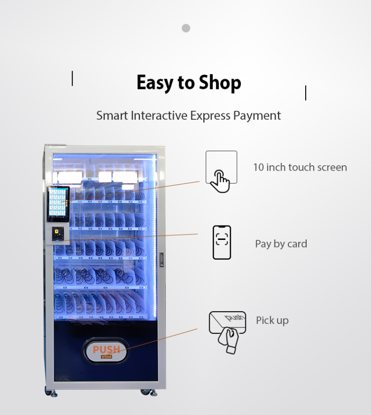 Slim Design Customized Debit Card Operated Automated Trading Card Vending Machine for Sale