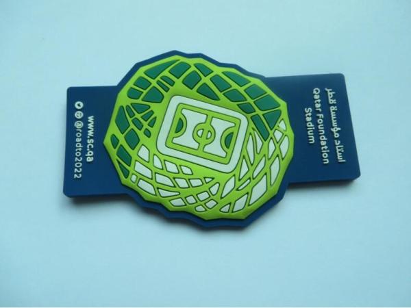 3D Qatar Foundation Stadium Rubber PVC Fridge Magnets Fridge Stickers With
