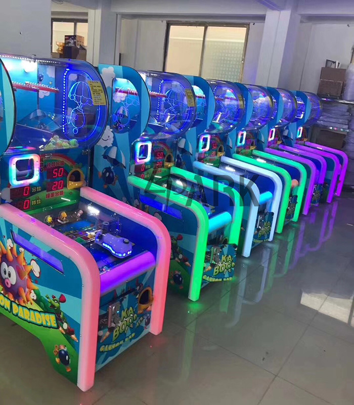 Indoor Amusement Kids Shooting Cannon Paradise Coin Operated Game Machine