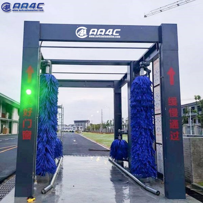 AA4C Automatic Drive Through 4 Brushes Bus Truck Wash Machine Rollover AA-DR3
