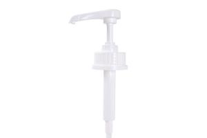 China Beverage 43mm Closure Syrup Bottle Pump With Pilfer Proof Cap on sale