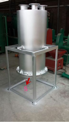 Horizontal 10m3 Sawdust Charcoal Carbonization Stove 7T/24h