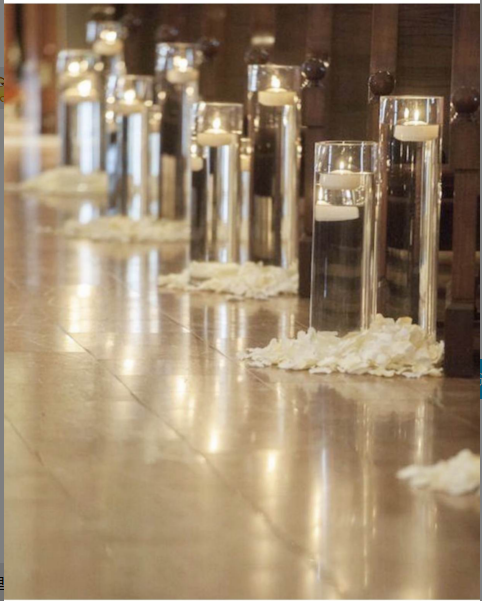 ZT-009 Wholesale small size 4.5cm Floating candle for cylinder vase wedding decoration