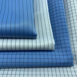 China 5mm Grid 98% Polyester 2% Carbon Fiber ESD Conductive Fabric on sale