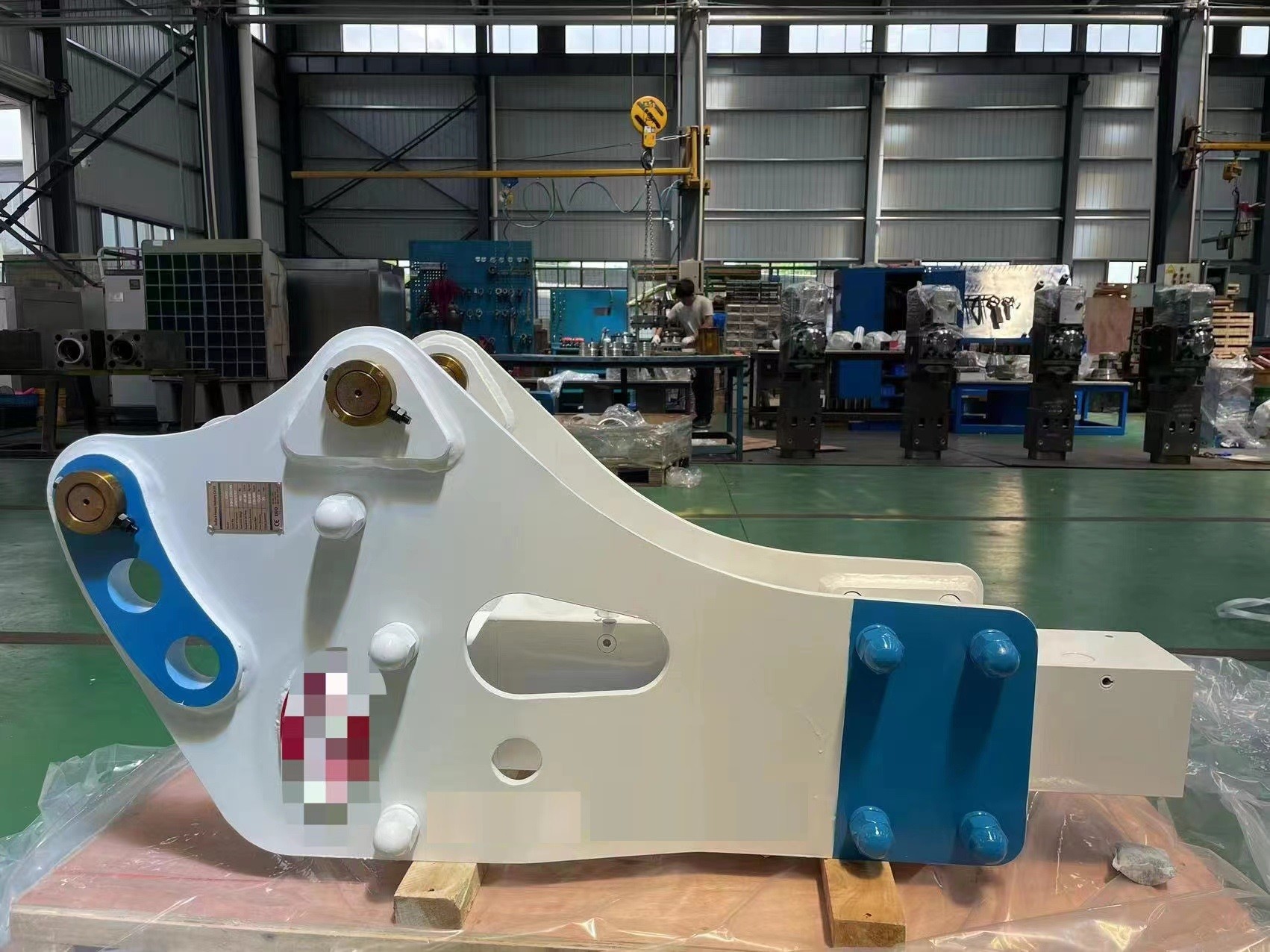 140mm Side Type Rock Breaker Hammer Customized Color For Excavator
