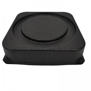 China Recyclable PVC Blister Tray OEM Vacuum Black ESD Hardware Plastic Tray on sale