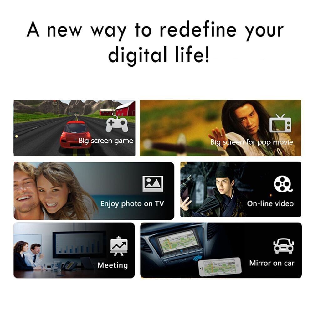 WMV AVS Realtek 8188 WIFI Display Dongle Chromecast Miracast Airplay