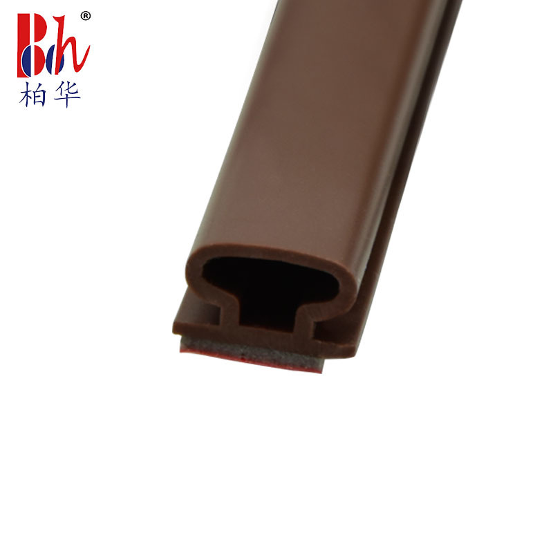 6mm Height Silicone Rubber Strips D Shape Anti Collision Door Seals