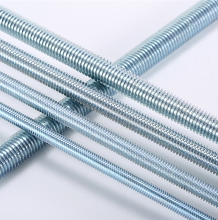 ISO9001 Gr8.8 Zinc Plated Thread Rods Galvanized Full Thread Bar Bolts