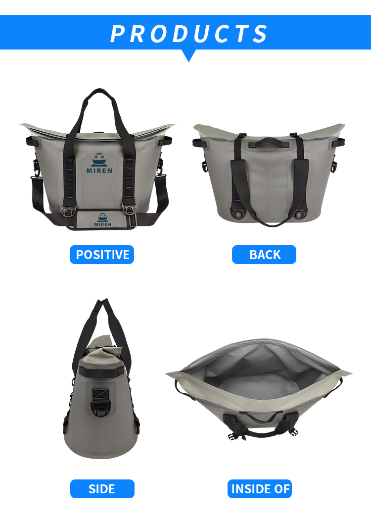 Soft Reusable Magnetic Cooler Bag Water Resistant Multifunctional
