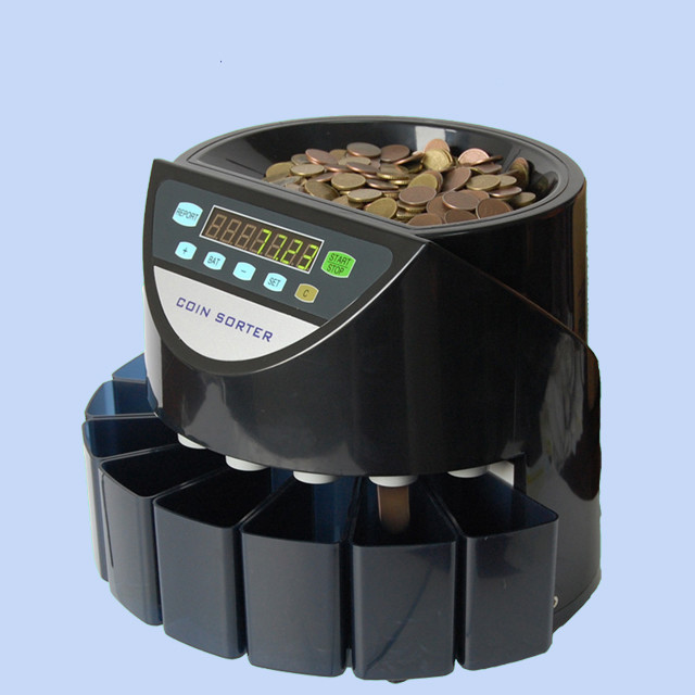 High quality Auto Euro Coin Counter and Sorter for super market coin sorter bill counter electronic coin counter euro