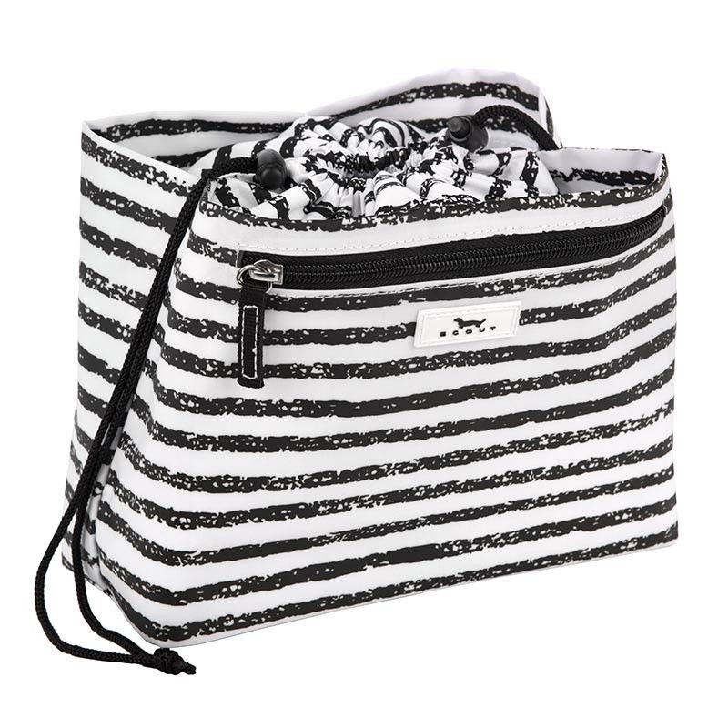 Makeup & Cosmetic Bag, Cinch-Top Closure, 4 Open Pockets, Water Resistant