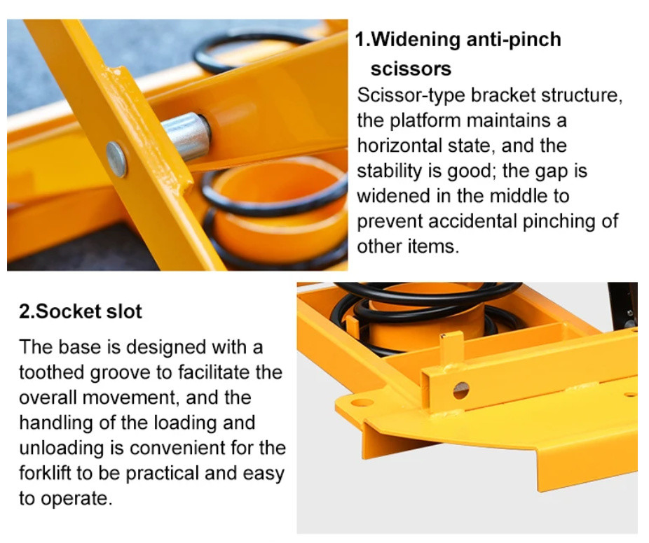 2 Ton Spring Activated Lift Table Platform