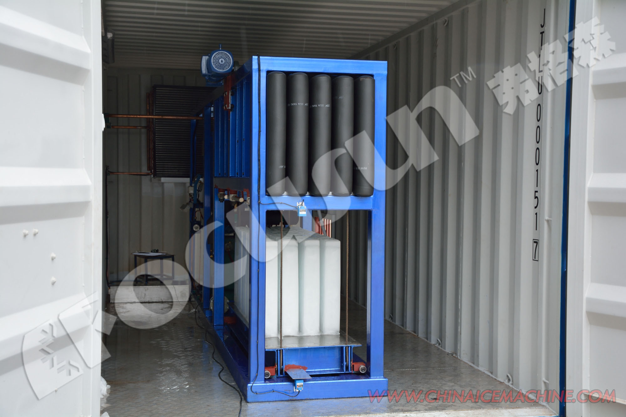 Video Outgoing-Inspection Provided Directly Sold by Manufacturers 1T Block Ice Machine