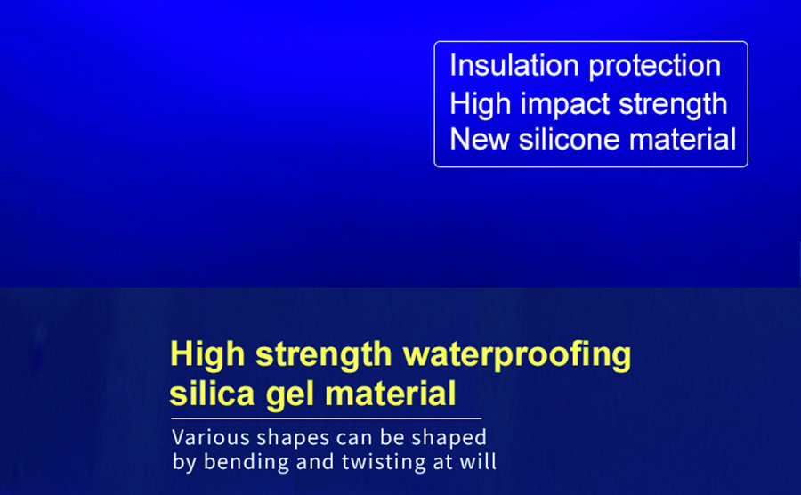Silica gel IP67 12*12mm Flexible Silicone Flex Tube 12VDC