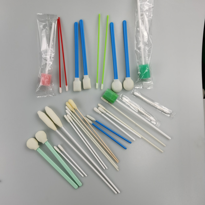 Rectangle Square Pointy Foam Tip Swabs For Printer Electronics Cleaning