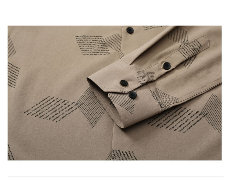 2022 100% cotton summer long sleeve shirt fashion solid design for men Pattern Type Solid