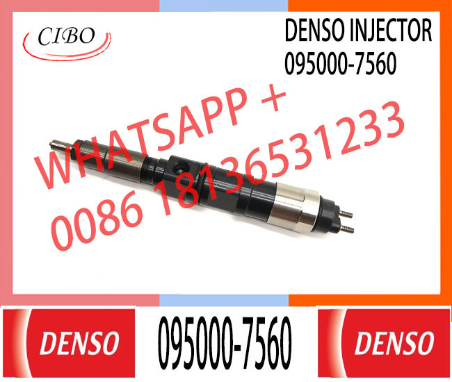 Diesel engine injector 095000-7560 RE524361 diesel fuel injection engine parts 095000-7560