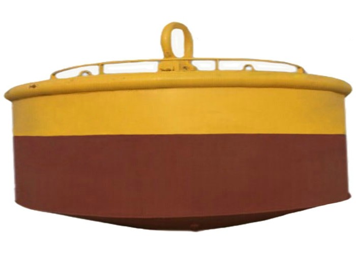 Marine Surface Buoyancy Steel Mooring Buoy With Quick Release Hook Shackle