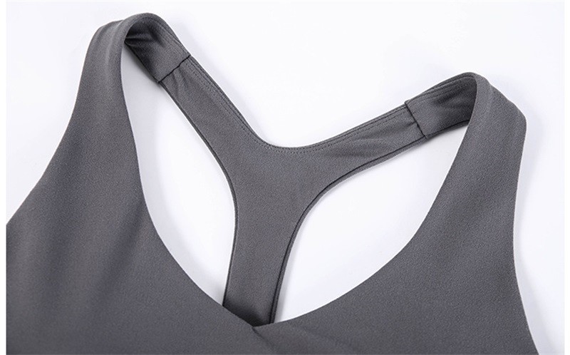 Moisture Wicking 220gsm Breathable Yoga Bra Y - Back S M L Size