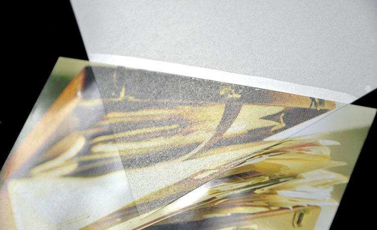 Transparent 105gsm Cold Lamination Film PVC Photographic