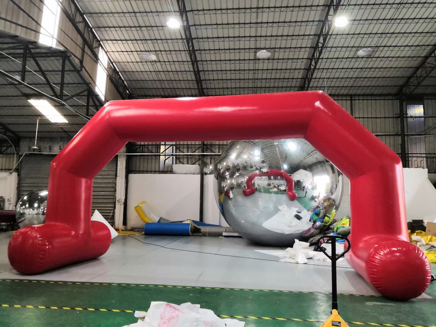 Outdoor Decorative Inflatable Archway Including Air Blower Advertising Inflatable Goal Arch for Event