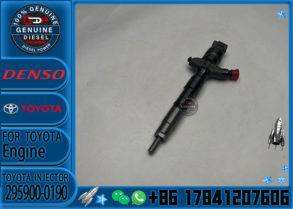 Fuel Injector 295900-0240 295900-0190 23670-30170 for 1KD-FTV Engine