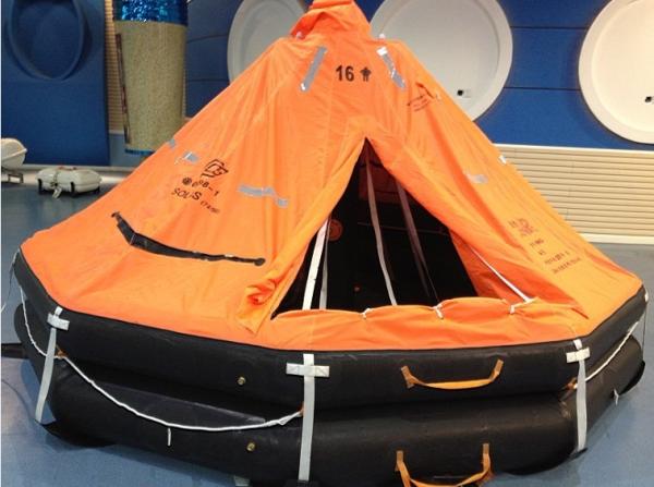 davit - launched inflatable life rafts with 25 man