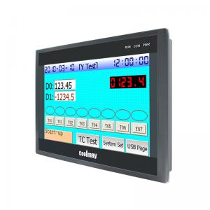 Buy cheap Handwheel Pulse Integrated HMI PLC 60K Color Resistive Screen product