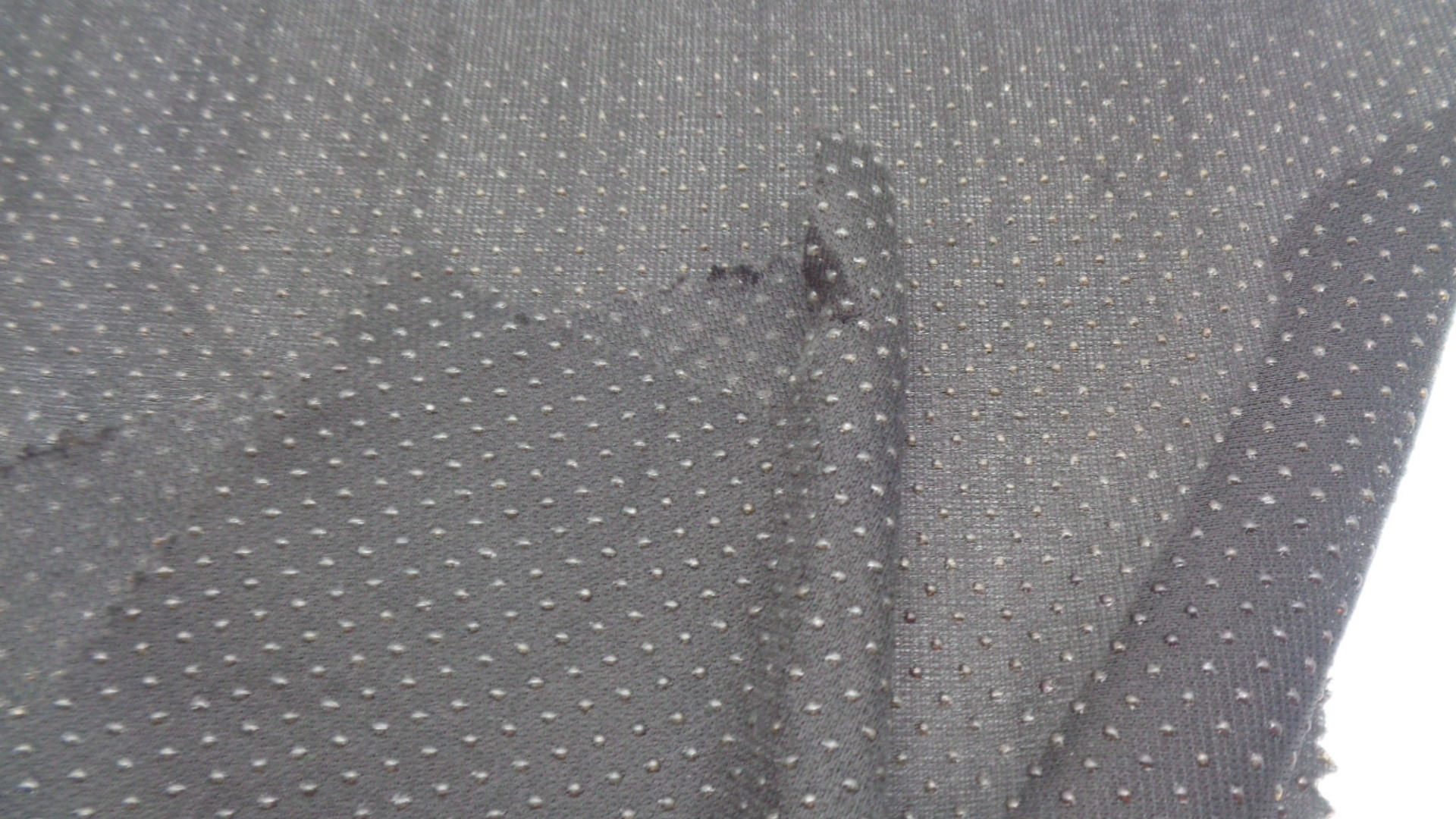 Breathable 100% Polyester Plain Dot Bonded Garment Fabric 30dx30d