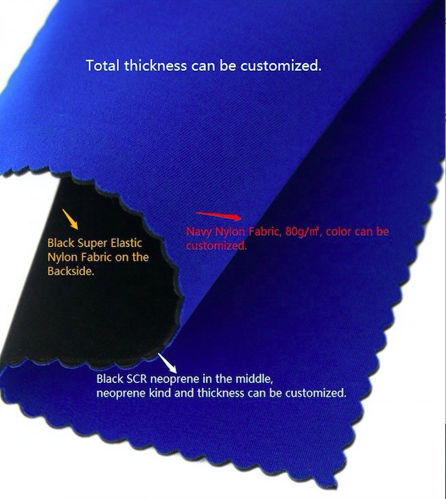 SCR Single Side Neoprene Scuba Fabric By The Yard Laminated Water Resistant