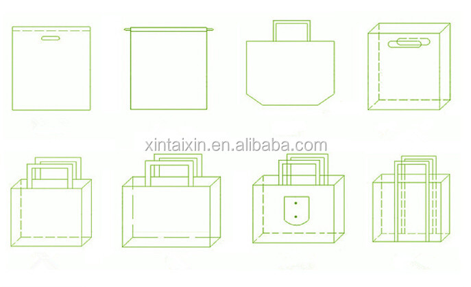 Factory cross-border wholesale laminating shopping bags used by supermarkets to go shopping