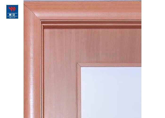 UL Hotel Security Solid Wooden 8mm Fire Rated Glass Doors