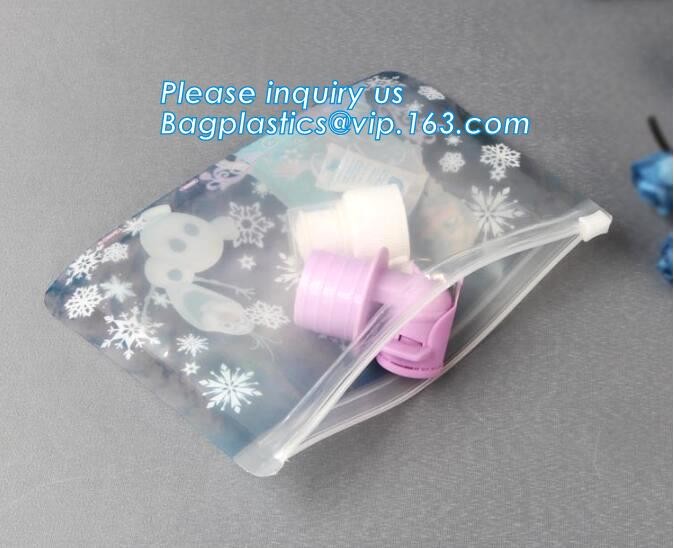 Mini Zip lockkk Bag / Frosted Pvc Frosty Soft Bag Pouch Travel Cosmetic Makeup