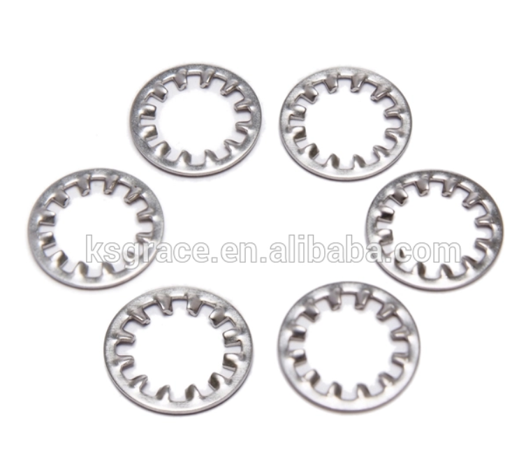 Internal Teeth Serrated Lock Washers For Security DIN 6797 Type J