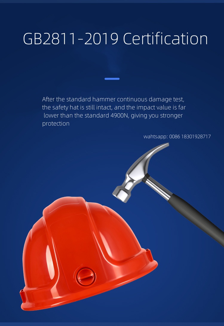 New Generation Smart Hard Had Safety Helmet Construction Builders Site Head Protection Unisex