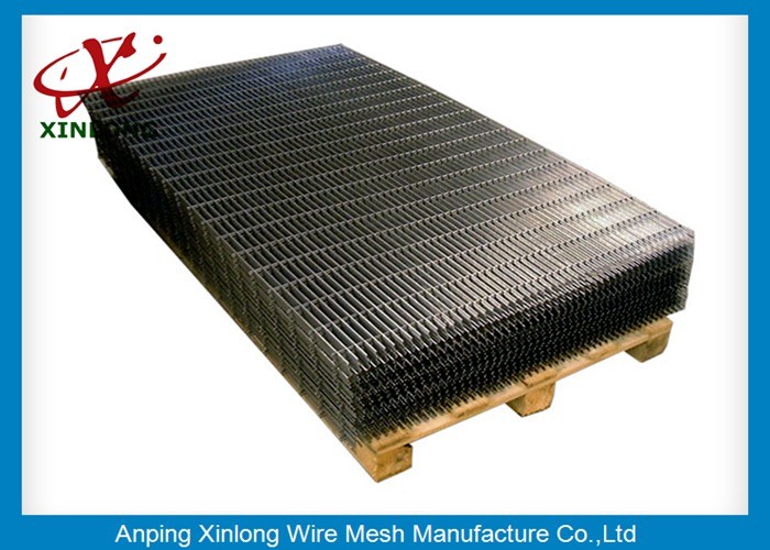 PVC Coated Welded 4mm Heat Treated Metal Security 358 Fence With Barbed Wire
