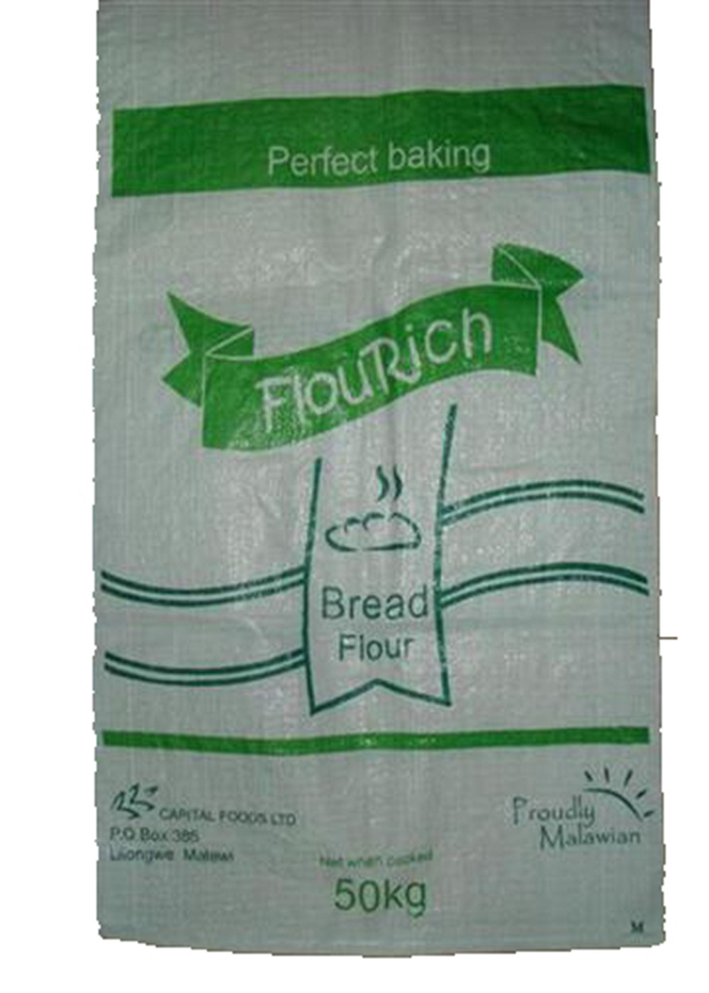 PP Woven Wheat Flour Packaging Bags Recyclable Waterproof 25kg Customized Color