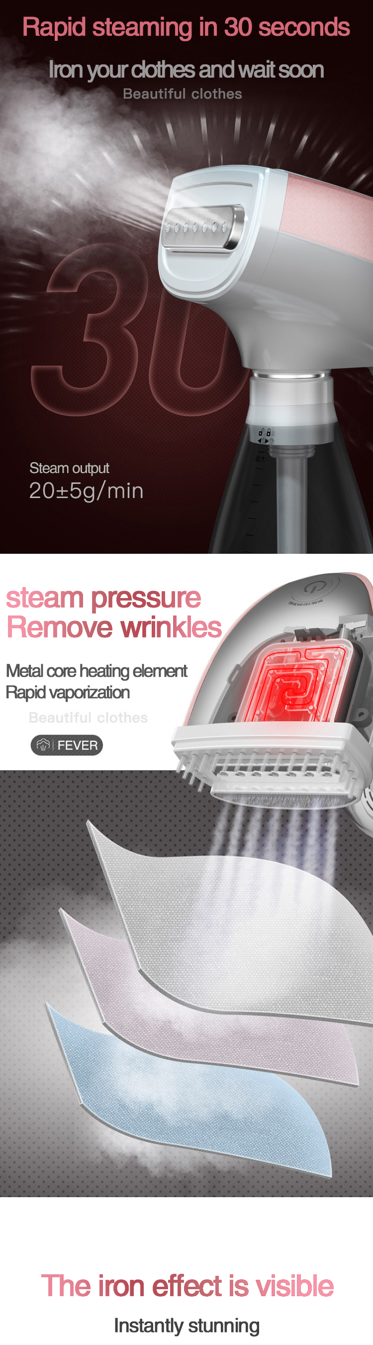Automatic Steam Clothes Ironing And Folding Machine Cloth Ironing Tools Portable Hanging Ironing Machine