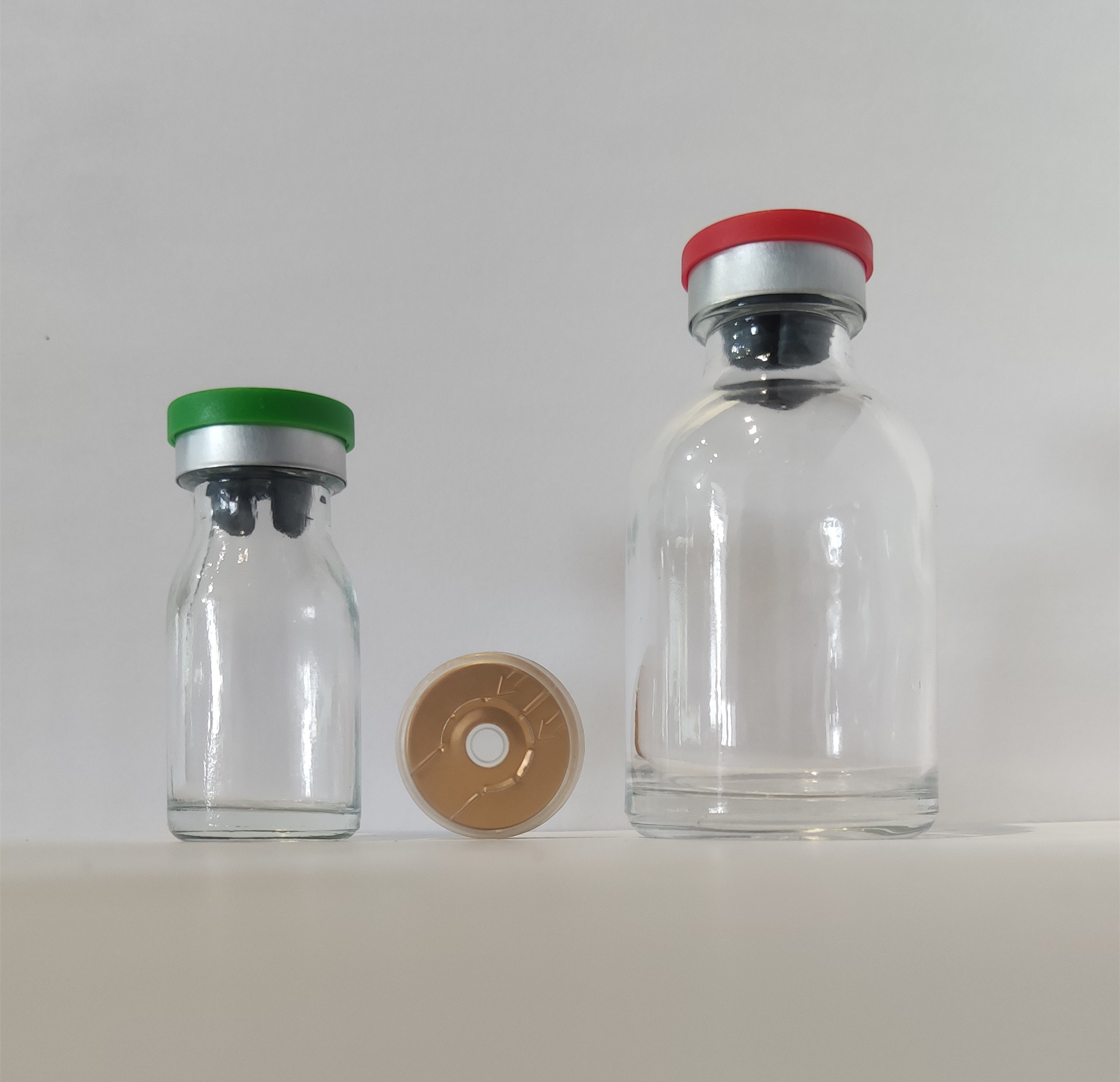 20ml Transparent Molded Glass Vial Hot Stamping Chemistry Reagent Bottle