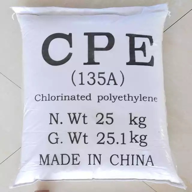 PVC Additives Chlorinated Polyethylene 135A CAS 63231-66-3