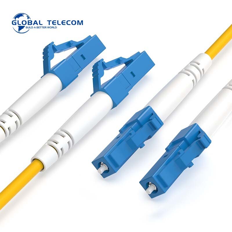 LSZH Jacket Lc To Lc Fiber Patch Cord Single Mode 2.0mm Simplex