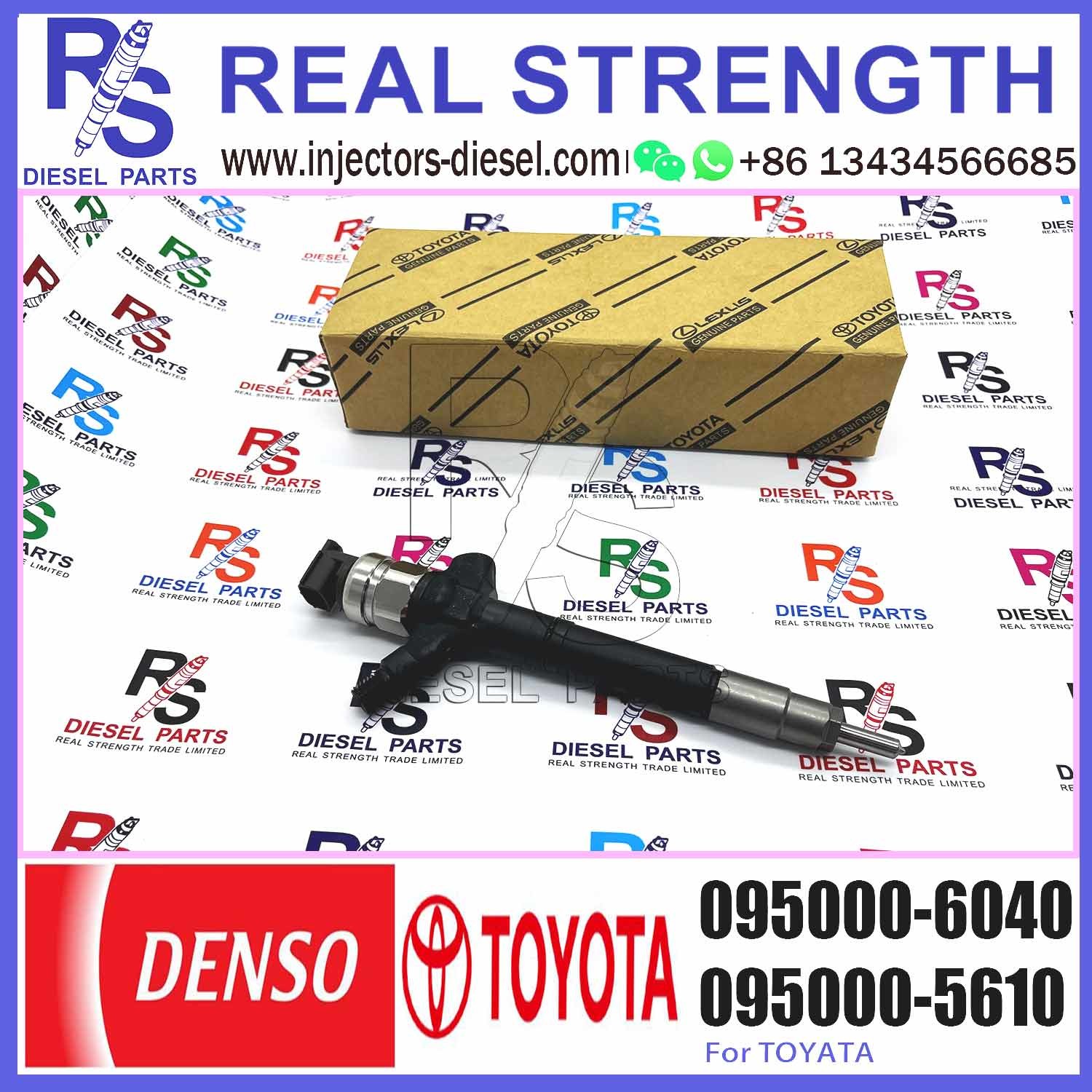 diesel fuel engine injector 095000-6040 23670-0R020 for engine high pressure pump engine injection injector 095000-6040