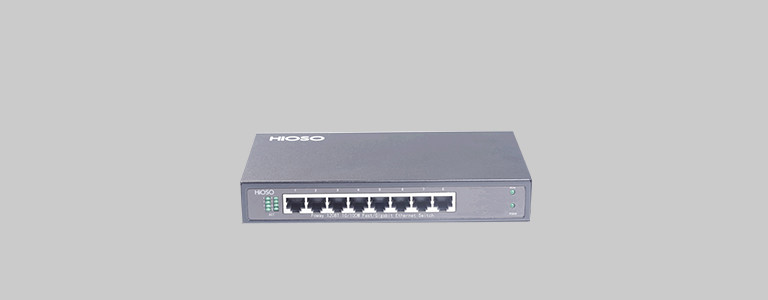 HiOSO 7 100M TP+ 1 100M TP Ethernet Access Switch 8 Port Fiber Optic Switch